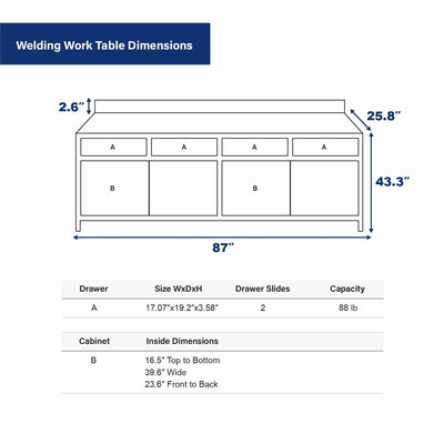 Chery Industrial Welding Work Table - WW000223