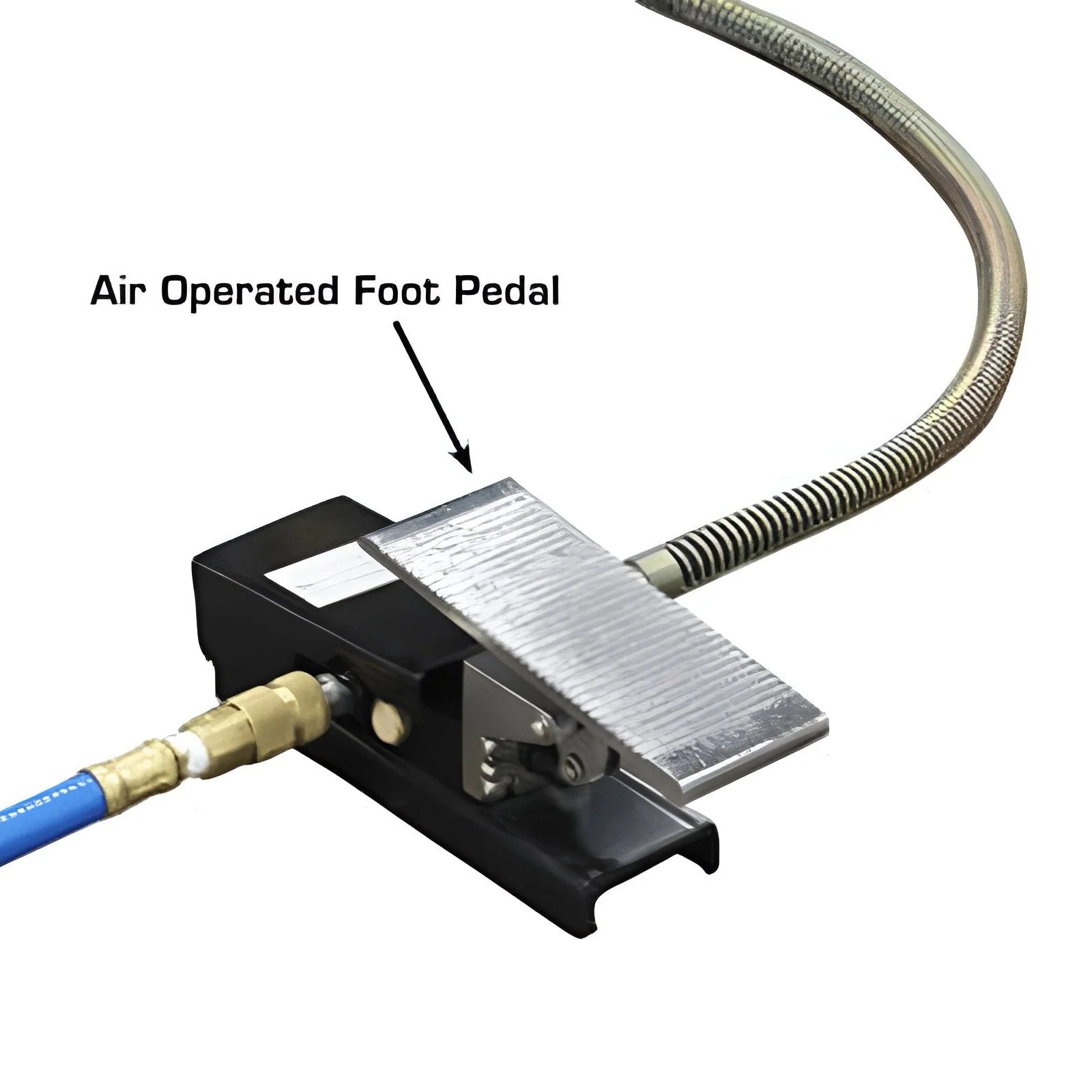 Atlas ACL Air-Operated Motorcycle Lift with Roller Plate and 1,000 lb Capacity