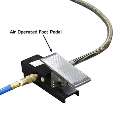 Atlas ACL Air-Operated Motorcycle Lift with Roller Plate and 1,000 lb Capacity