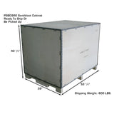 Atlas PSBC990 Extra Large Pressurized Sandblast Cabinet with Vacuum System and LED Lighting