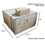 Atlas SBC420 Sandblast Cabinet with Integrated Vacuum System