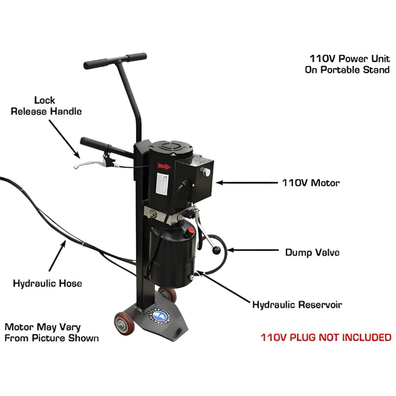 Atlas 6MR Portable Mid-Rise Scissor Lift 6,000 lb Capacity