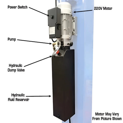 Atlas 414 14,000 lb Heavy-Duty 4-Post Lift with Dual RJ8 Rolling Jacks – Commercial Grade Combo