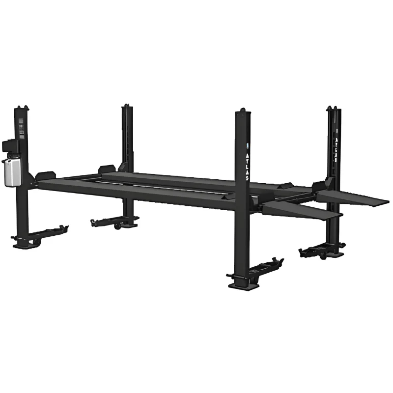 Atlas ALI Certified APEX8 4-Post Lift with Pro-Floor Storage System Combo