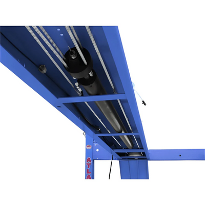 Atlas Platinum PVL14 ALI Certified 14000 lb 4-Post Lift Combo with RJ7000 Rolling Jacks