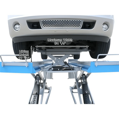 Atlas 12ASL 12,000 lb Alignment Scissor Lift with RJ6 Rolling Jacks Combo