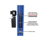 Atlas BP8000 8,000 lb Baseplate 2-Post Lift – Low Ceiling Garage Solution