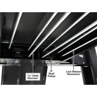 Atlas APEX9 ALI Certified 9,000 lb Capacity 4-Post Vehicle Lift