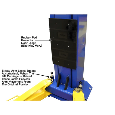Atlas OHX10000X 10,000 lb Extra-Tall Heavy-Duty 2-Post Lift – Commercial Grade