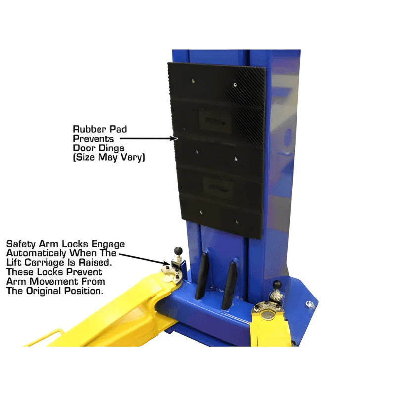 Atlas OHX10000X 10,000 lb Extra-Tall Heavy-Duty 2-Post Lift – Commercial Grade