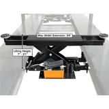 Atlas RJ6 6,000 lb Air/Hydraulic Rolling Bridge Jack – Heavy-Duty Wheel Service Jack for 4-Post Lifts