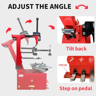 Katool KT-T850 Tilt-Back Tire Changer with Assist Arm for 14"-28" Rims