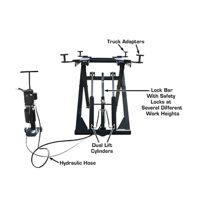 Atlas 6MR Portable Mid-Rise Scissor Lift 6,000 lb Capacity