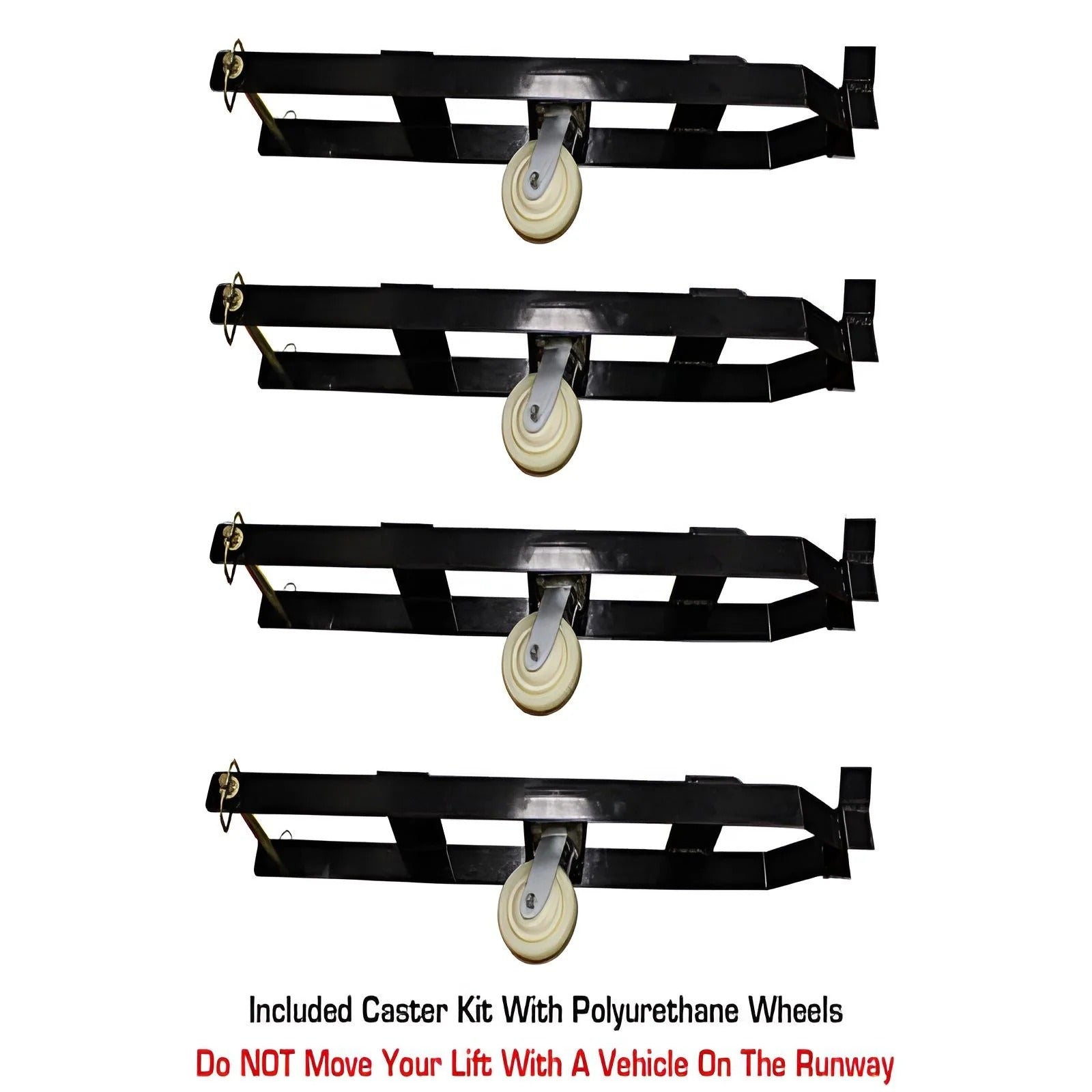 Atlas PRO9000 4-Post Vehicle Lift with RJ6 Rolling Bridge Jacks Combo
