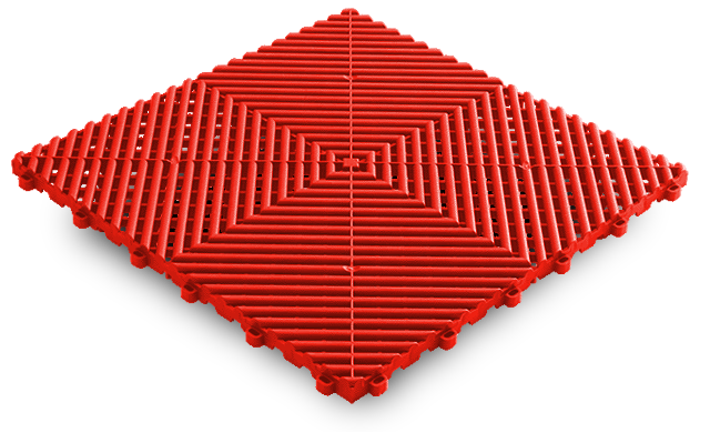Swisstrax Pro Series Tile Garage Flooring Ribtrax 6 Tile Pack - Standard Colors