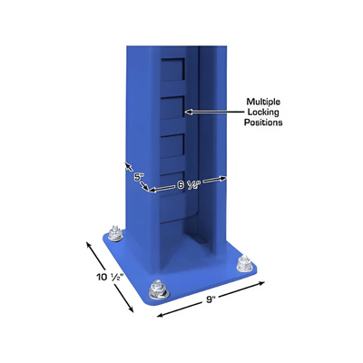 Atlas Platinum PVL14 ALI Certified 14000 lb 4-Post Lift Combo with RJ7000 Rolling Jacks