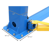 Atlas BP8000 8,000 lb Baseplate 2-Post Lift – Low Ceiling Garage Solution