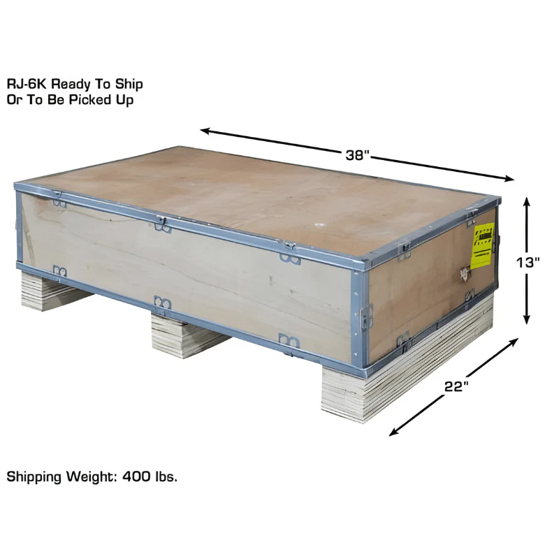 Atlas RJ6 6,000 lb Air/Hydraulic Rolling Bridge Jack – Heavy-Duty Wheel Service Jack for 4-Post Lifts