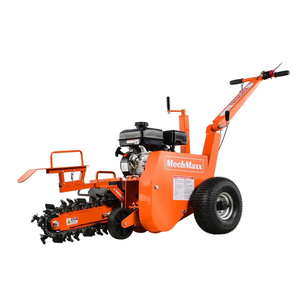 MechMaxx 7HP Gas Powered Cable Ditching Mini Trencher, Model TCR650