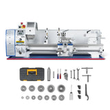 MechMaxx 10x30 Metal Lathe Machine with Variable Speed, Model 1030V