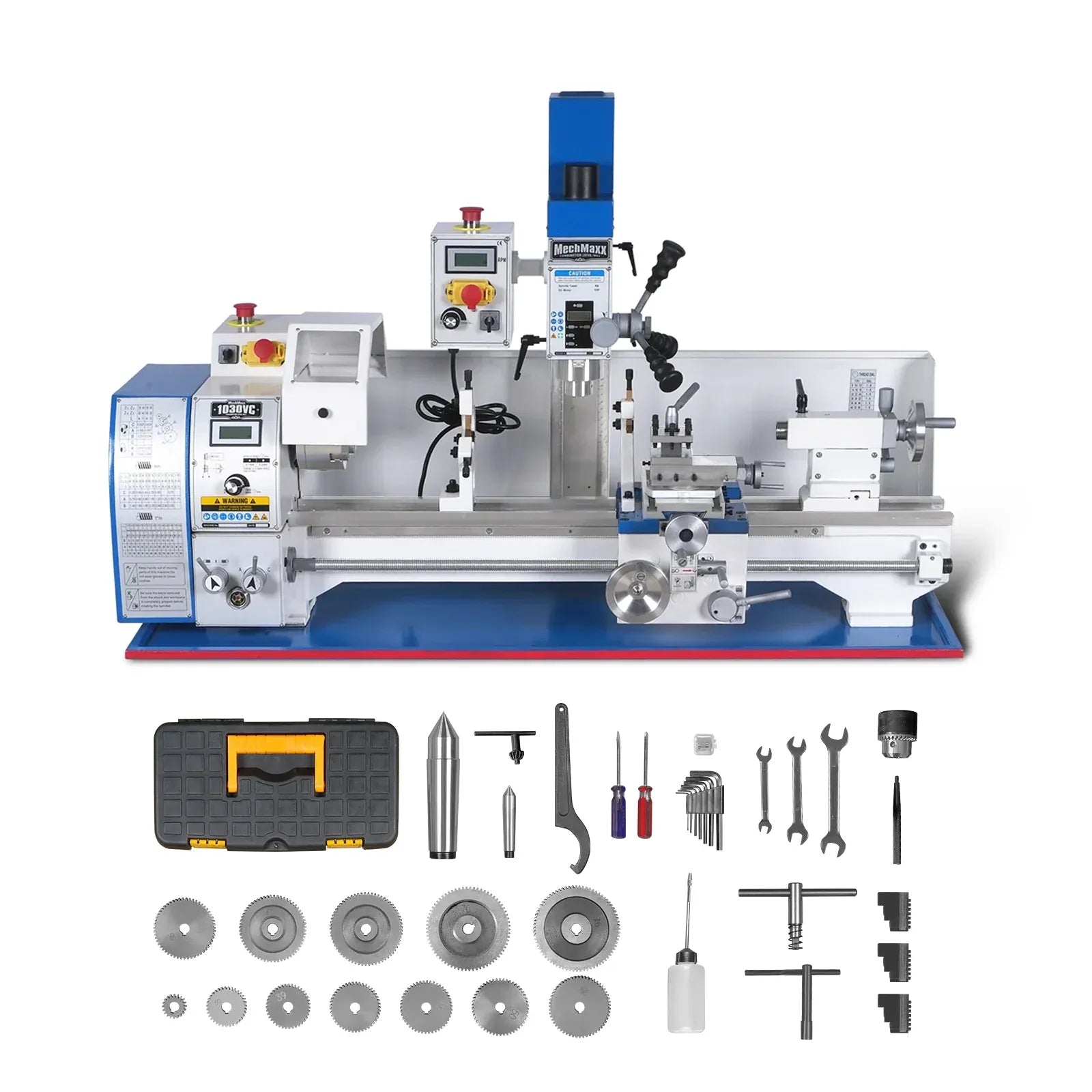 MechMaxx 10x30 Combination Lathe Milling Drilling Machine, Model 1030VC