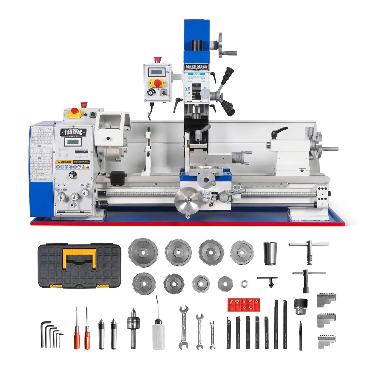 MechMaxx 11x30 Combination Lathe Milling Drilling Machine, Model 1130VC