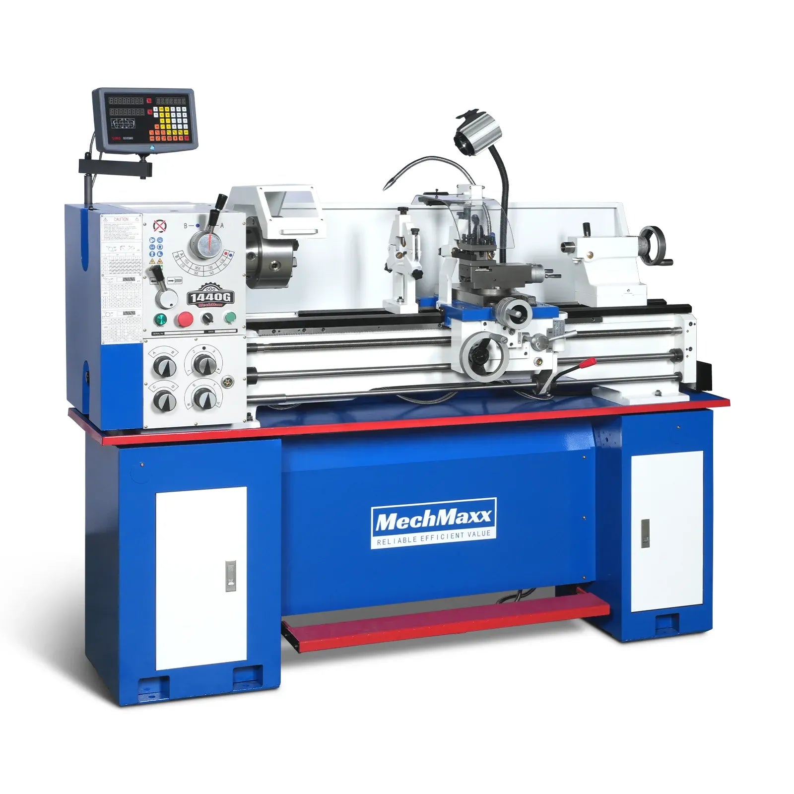 MechMaxx 14x40 Industrial Metal Lathe Machine with DRO, Model 1440G