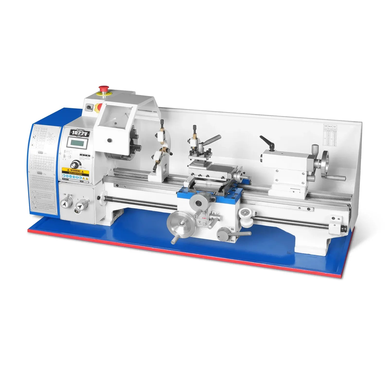 MechMaxx 10x22 Industrial Metal Lathe Machine with Variable Speed, Model 1022V