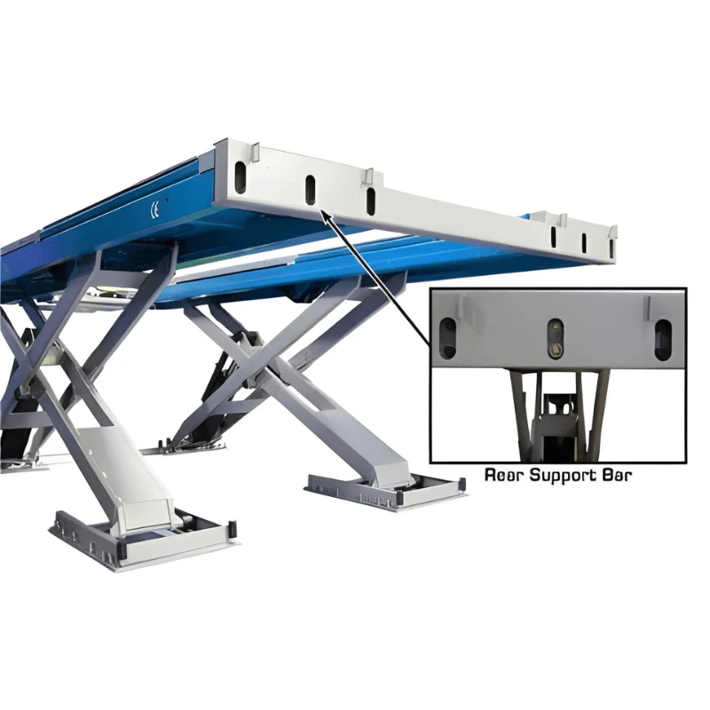 Atlas 12ASL 12,000 lb Scissor Alignment Lift with Turntables and Slip Plates