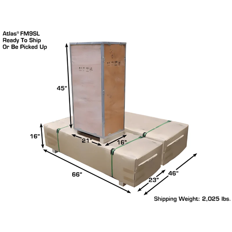 Atlas FM9SL In-Ground Full-Rise Scissor Lift with 9,000 lb Capacity and Flush-Mount Design