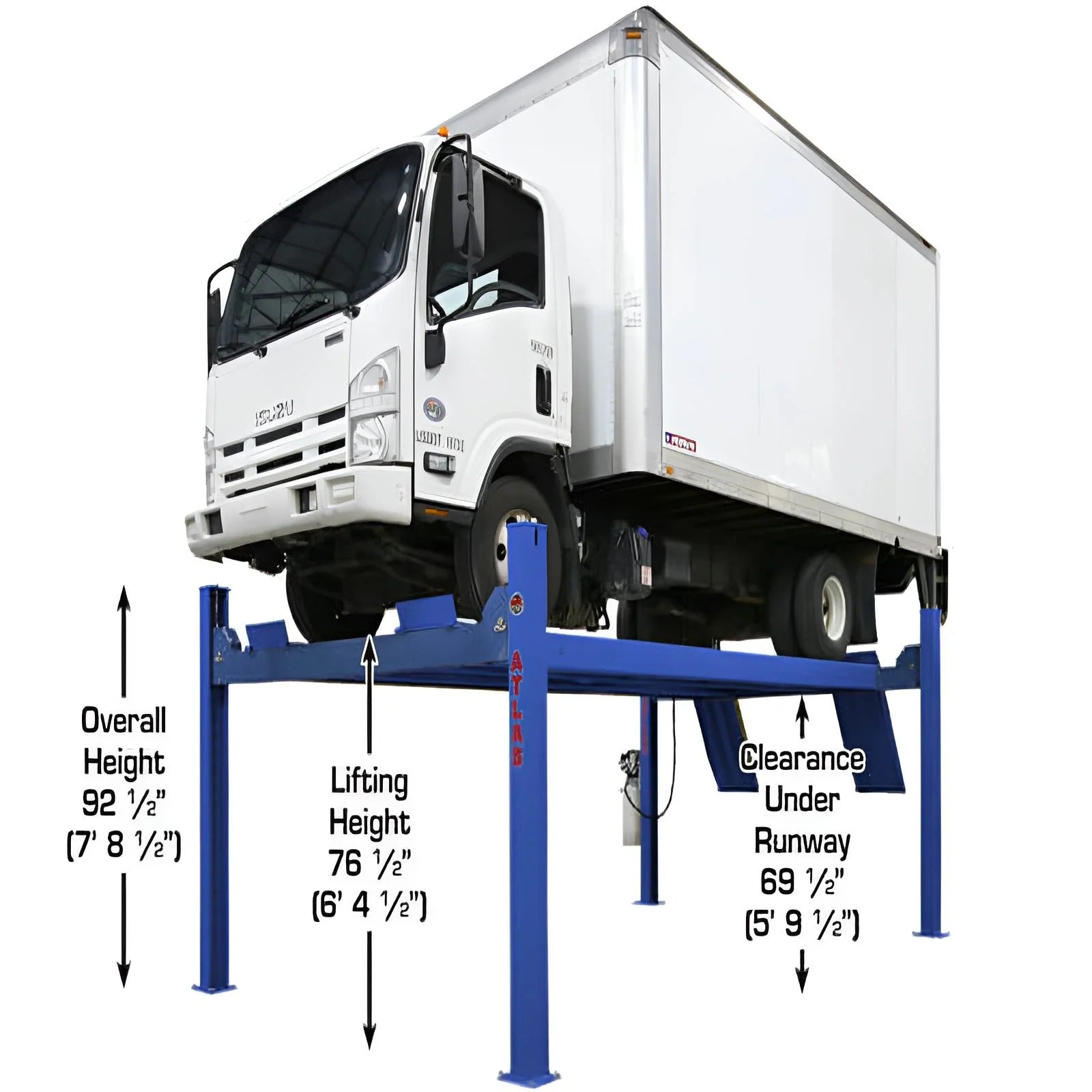 Atlas 14,000 lb ALI Certified 4-Post Car Lift