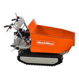 MechMaxx 1100 lb Load Capacity Petrol Engine Powered Track Mini Dumper, Model D50MA