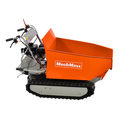 MechMaxx 1100 lb Load Capacity Petrol Engine Powered Track Mini Dumper, Model D50MA