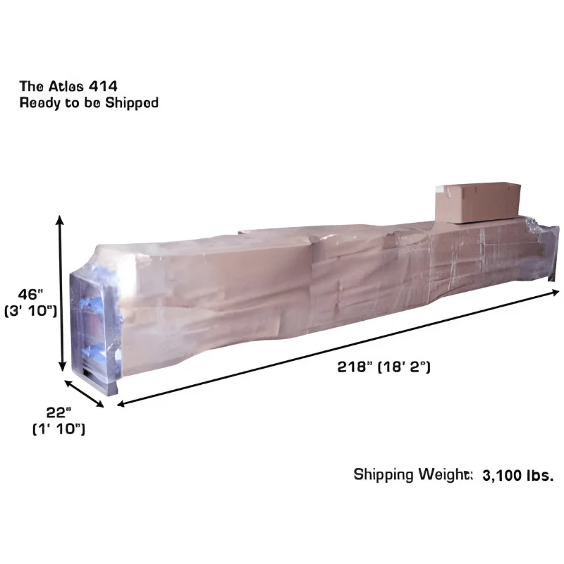 Atlas 414 14,000 lb Heavy-Duty 4-Post Lift