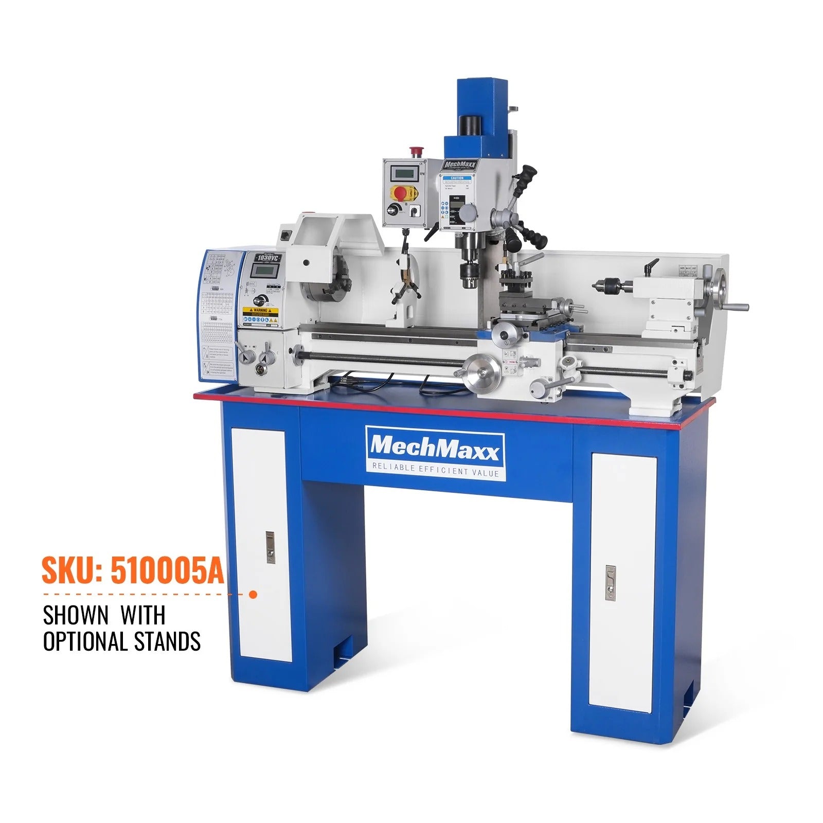 MechMaxx 11x30 Combination Lathe Milling Drilling Machine, Model 1130VC