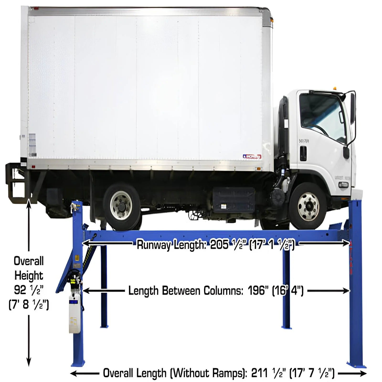 Atlas 14,000 lb ALI Certified 4-Post Car Lift