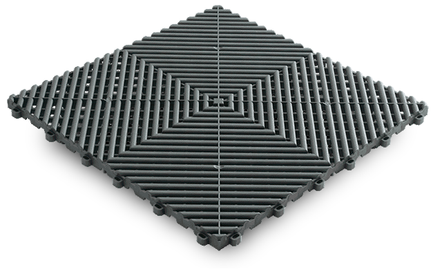 Swisstrax Pro Series Tile Garage Flooring Ribtrax 6 Tile Pack - Standard Colors