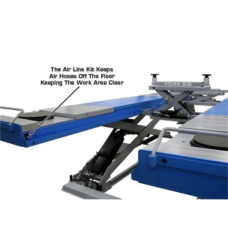 Atlas 12ASL 12,000 lb Scissor Alignment Lift with Turntables and Slip Plates