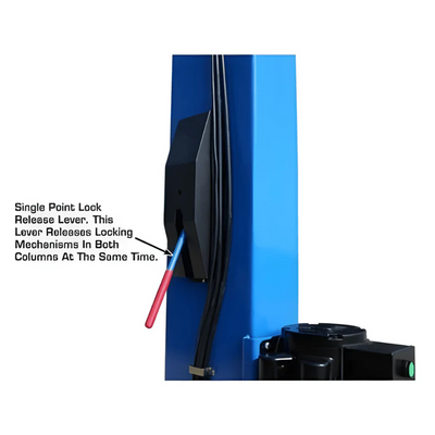 Atlas OHX10000X 10,000 lb Extra-Tall Heavy-Duty 2-Post Lift – Commercial Grade
