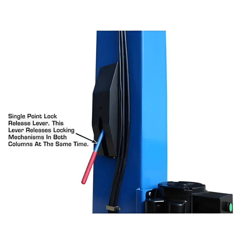 Atlas OHX10000X 10,000 lb Extra-Tall Heavy-Duty 2-Post Lift – Commercial Grade