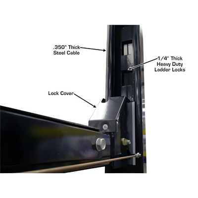 Atlas PRO8000 4-Post Vehicle Lift with RJ35 Sliding Bridge Jacks Combo