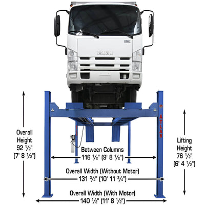 Atlas 14,000 lb ALI Certified 4-Post Car Lift