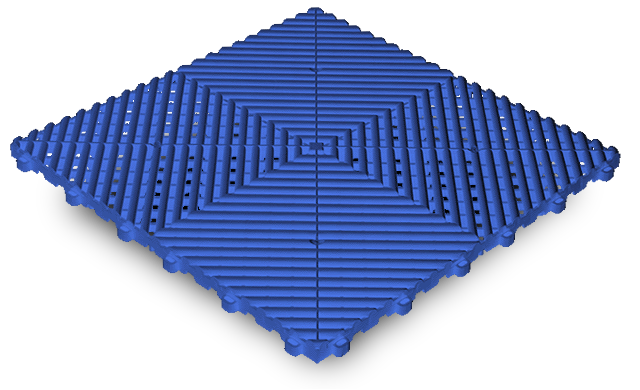 Swisstrax Pro Series Tile Garage Flooring Ribtrax 6 Tile Pack - Standard Colors