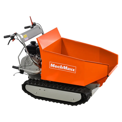 MechMaxx 1100 lb Load Capacity Petrol Engine Powered Track Mini Dumper, Model D50MA