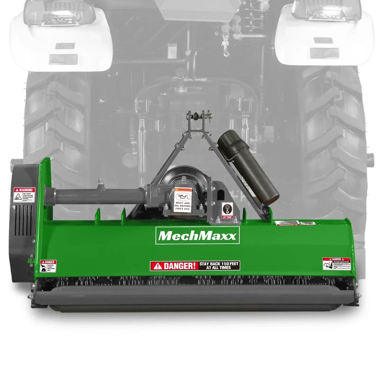 MechMaxx 48" Light Duty PTO Flail Mower, 3-Point Hitch, 15–35HP, Model EFS48