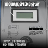MechMaxx 10x30 Metal Lathe Machine with Variable Speed, Model 1030V