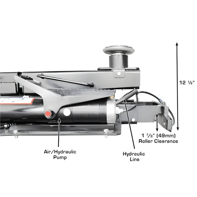 Atlas Platinum PVL14 ALI Certified 14000 lb 4-Post Lift Combo with RJ7000 Rolling Jacks