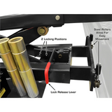 Atlas 414 14,000 lb Heavy-Duty 4-Post Lift with Dual RJ8 Rolling Jacks – Commercial Grade Combo