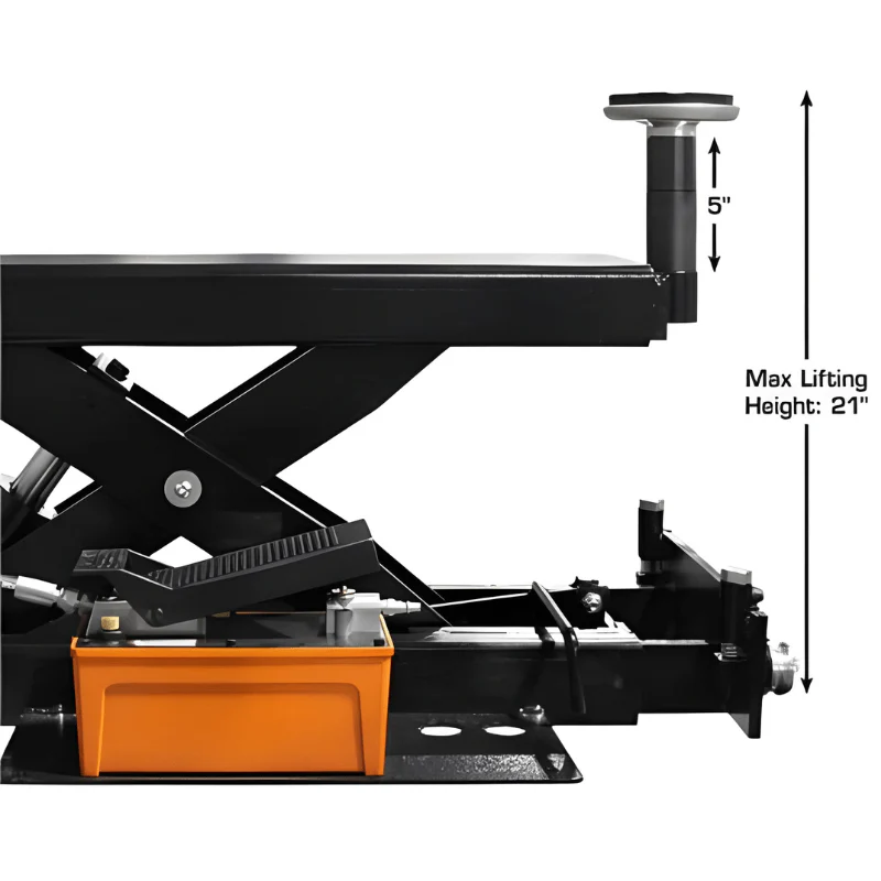 Atlas 412A 12,000 lb 4-Post Alignment Lift with RJ6 Rolling Jacks Combo