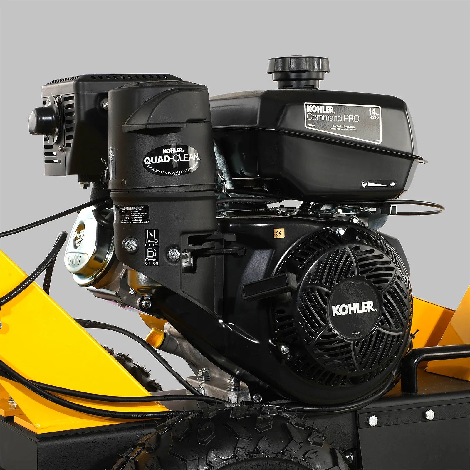 MechMaxx 15" 14HP 429cc KOHLER E-Start Stump Grinder with Tow Bar, Model SG380